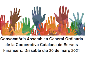 Convocatòria d’Assemblea General Ordinària – 20 de març de 2021