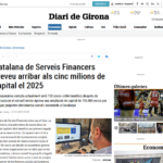 El Diari de Girona dedica una pàgina a la Cooperativa